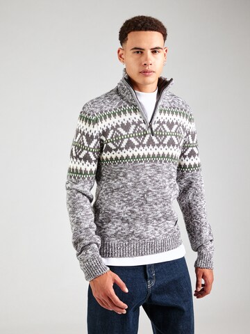 BLEND Sweatshirt in Grey: front