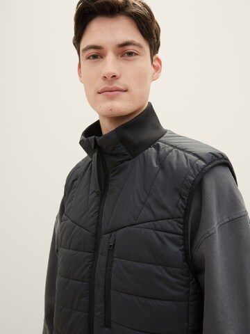 Gilet di TOM TAILOR DENIM in nero