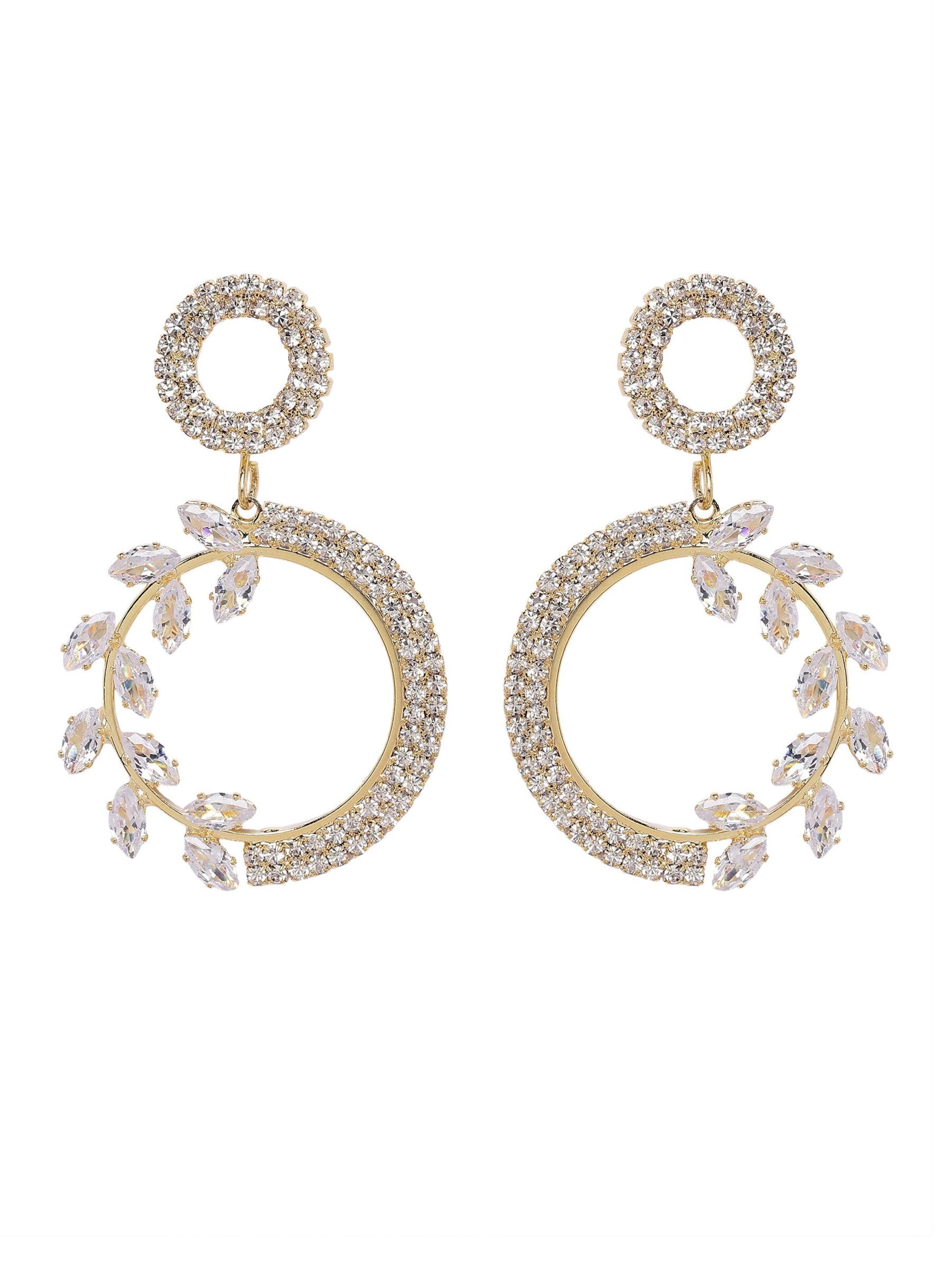 AVANT-GARDE PARIS Ohrringe 'Denisara'‌‌‌‌‌‌‌‌‌ in Gold: Vorderseite