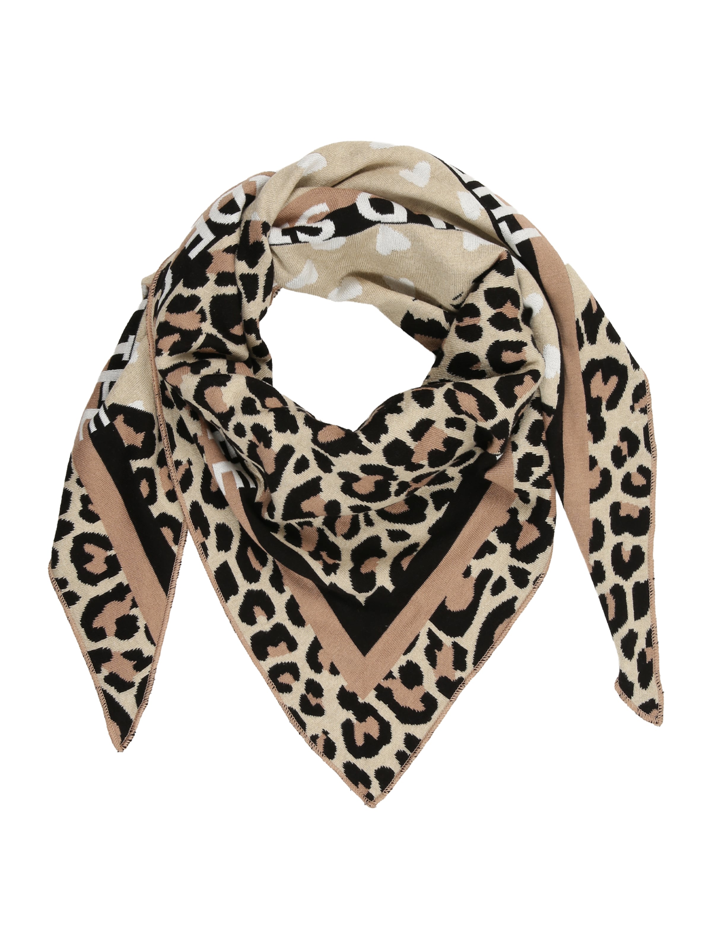 ZwillingsherzRučnik 'Love Is Love' - bež boja: prednji dio