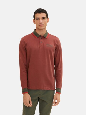 TOM TAILOR Poloshirt in Rot