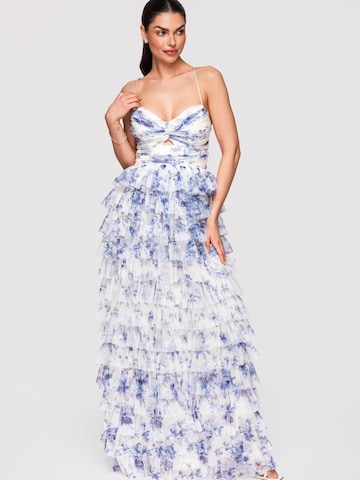 Ombre Dress in Blue: front