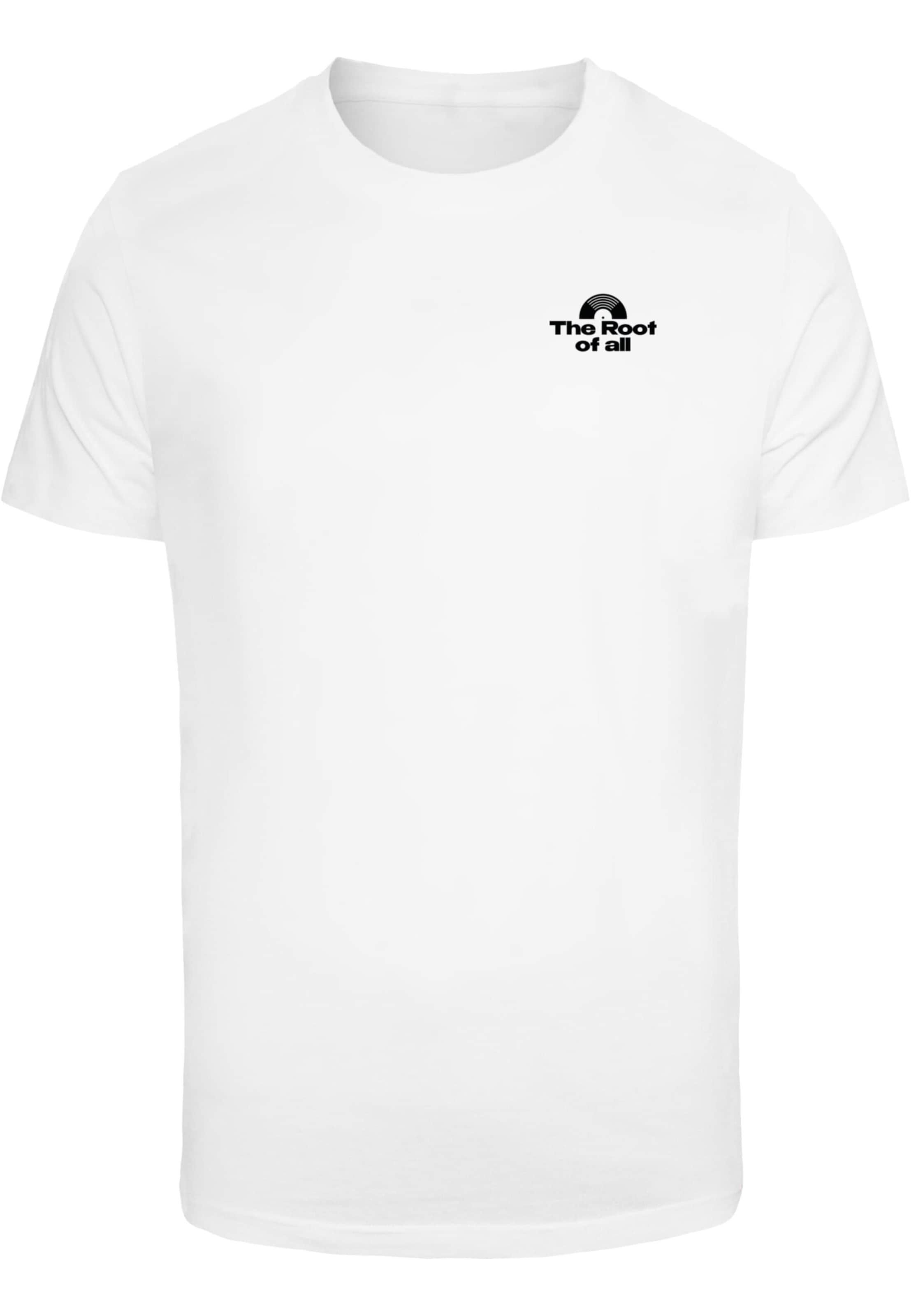 Mister Tee Shirt 'Root Of All' in White: front