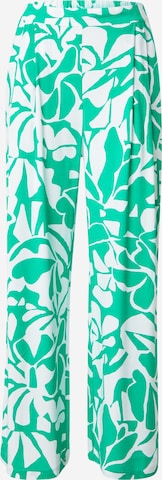 ZABAIONEWide Leg/ Široke nogavice Hlače s naborima 'Pi44nja' - zelena boja: prednji dio