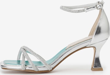 CAFè NOIR Pumps in Zilver: voorkant