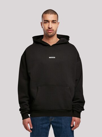 Sweat-shirt 'Namaste Yoga Skelett Halloween' F4NT4STIC en noir : devant