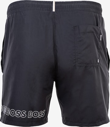BOSS Orange Kratke kopalne hlače 'Dolphin' | črna barva