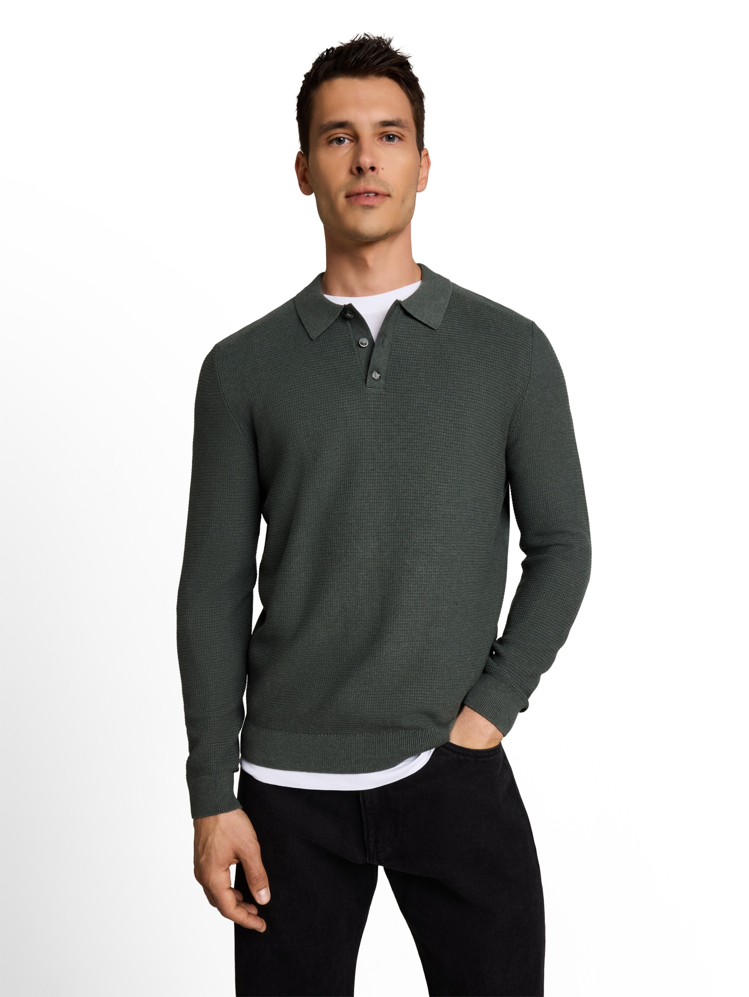 TOM TAILOR Pullover in Grün: Vorderseite