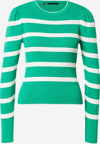 Pull-over ONLY en vert : devant