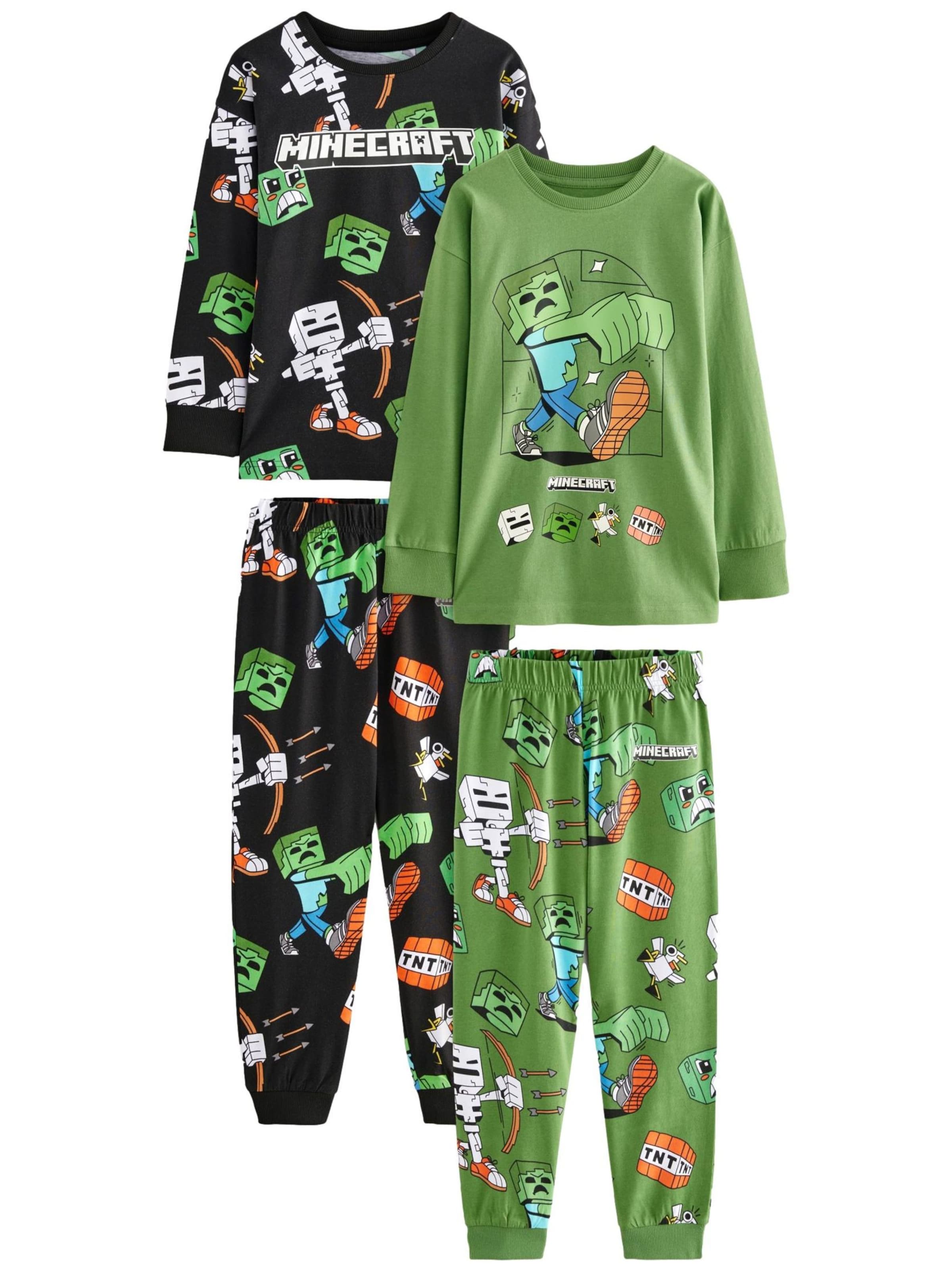 Next Pižama | zelena barva: sprednja stran