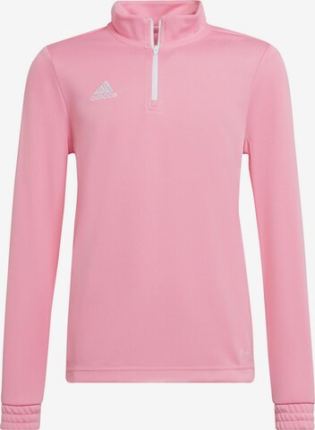 ADIDAS PERFORMANCE Sportsweatshirt 'Entrada 22' in Pink: predná strana