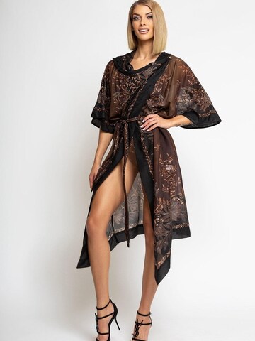 JIORO Kimono 'SECRET GARDEN' in Brown