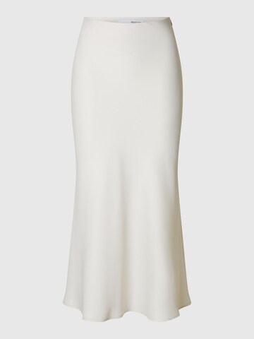 Jupe 'Lena' SELECTED FEMME en blanc