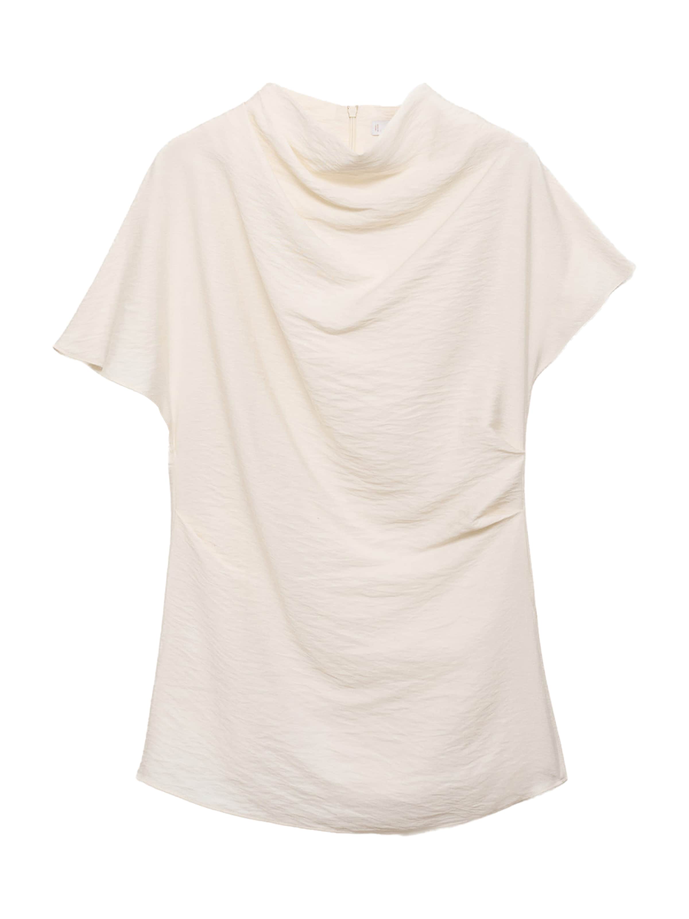 Chemisier 'BIANCA' MANGO en beige : devant