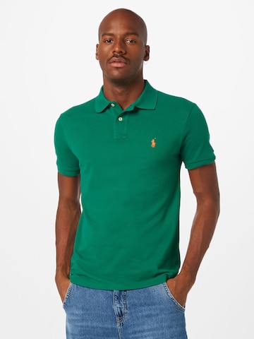 Polo Ralph Lauren Regular fit Shirt in Groen: voorkant