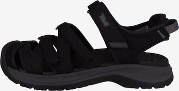 Sandales de randonnée TEVA en noir : devant