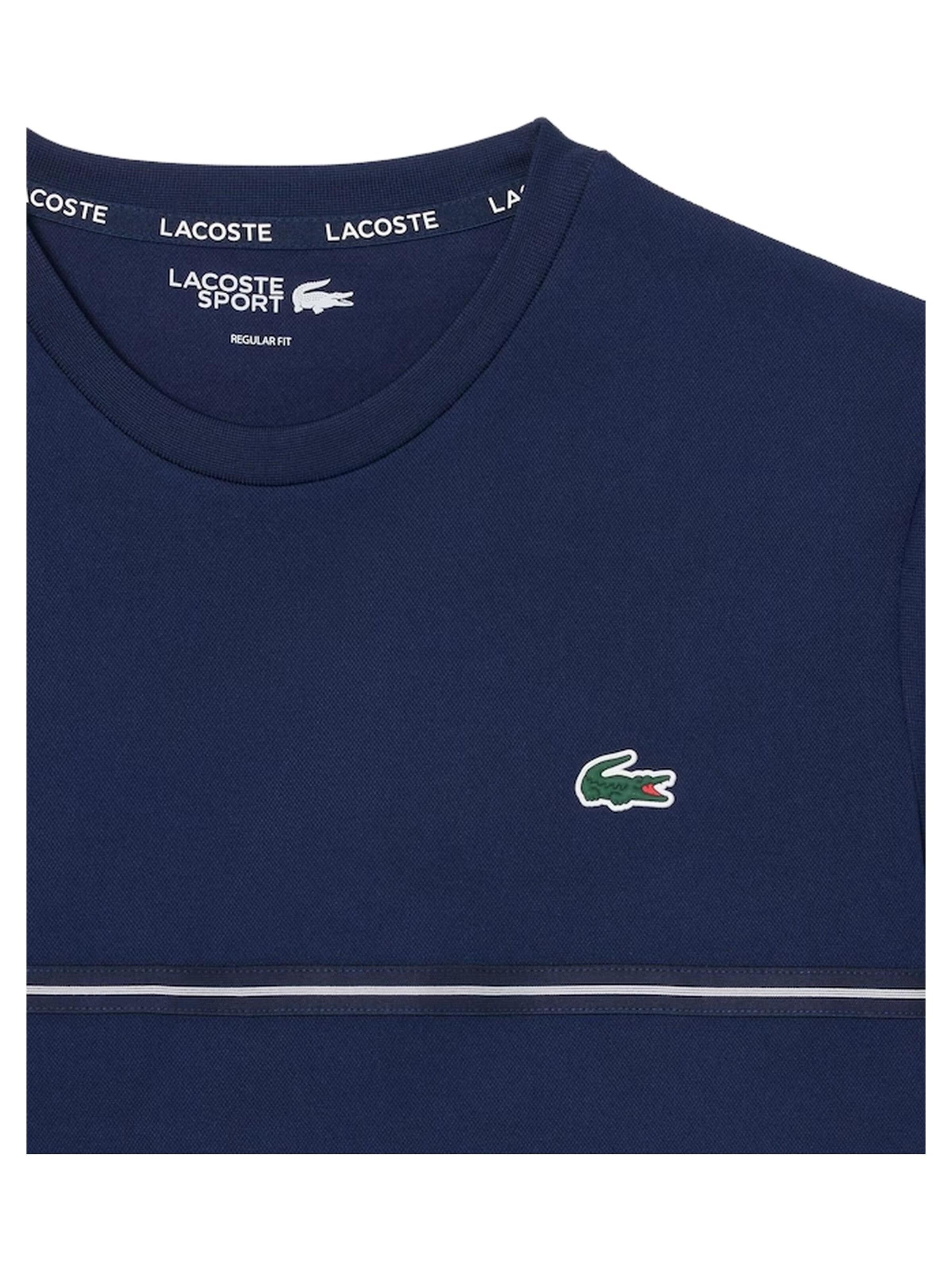 LACOSTE - Camiseta 'Camiseta lacoste marino back croco ultra dry tee' en azul