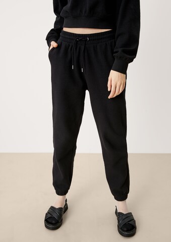 QS Tapered Hose in Schwarz: Vorderseite