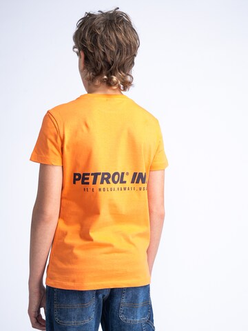 Petrol Industries Shirt 'Tropicrush' in Orange: front