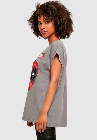 ABSOLUTE CULT T-Shirt 'Deadpool - Camo Head' in Grau