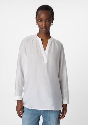 comma casual identity Bluse in Weiß: Vorderseite