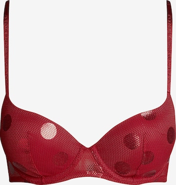 T-shirt Reggiseno di Tommy Hilfiger Underwear in rosso: frontale