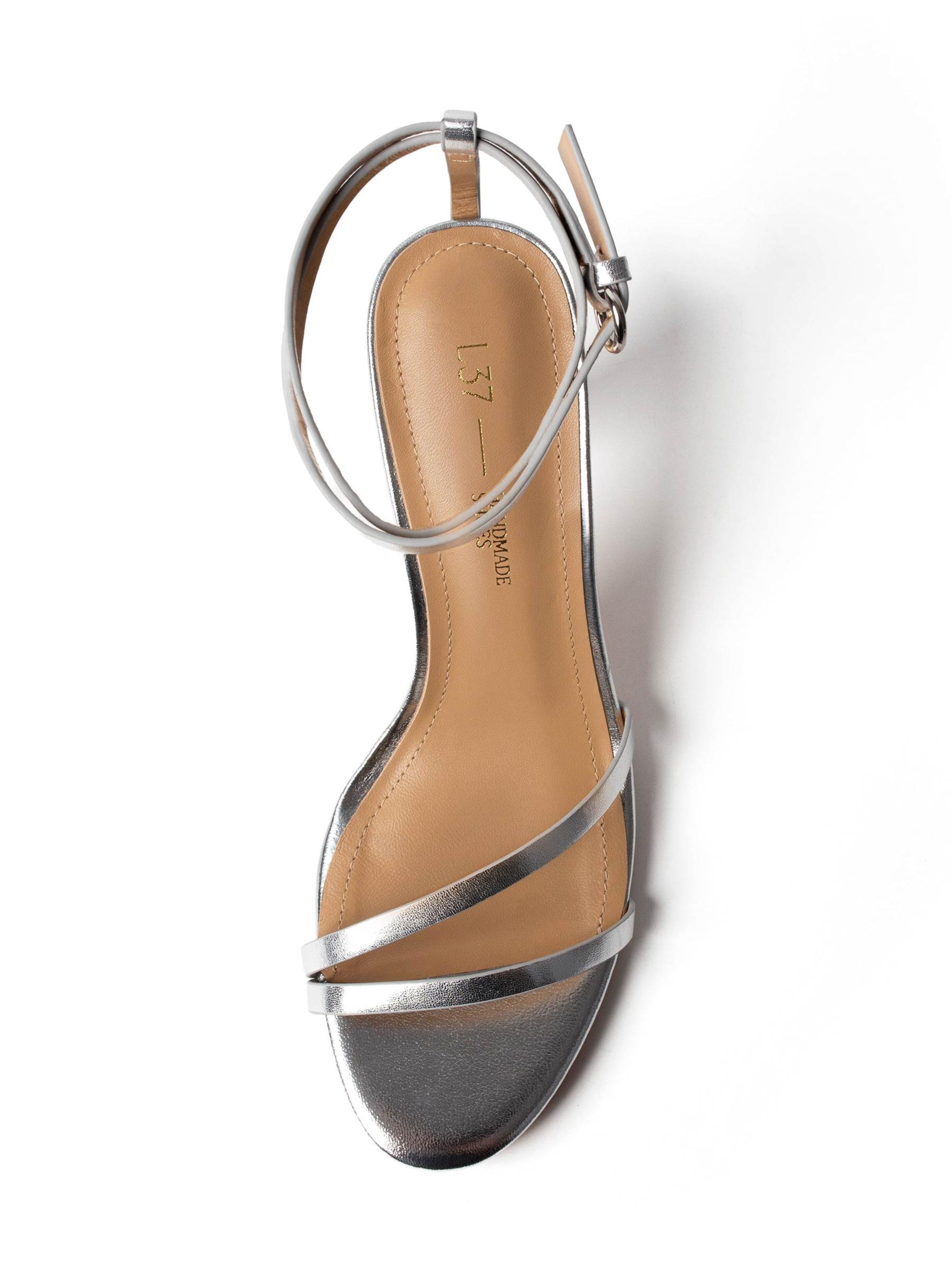 L37 HANDMADE SHOES Pumps 'ECHO OF DESIRE' in Silver