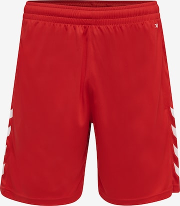 Hummel Sportshorts 'Core' in Rot: predná strana