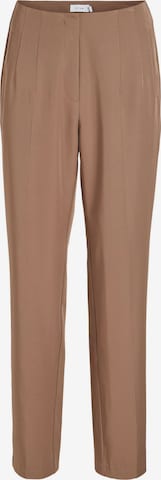 VILA Regular Pants 'SIGNA' in Brown: front