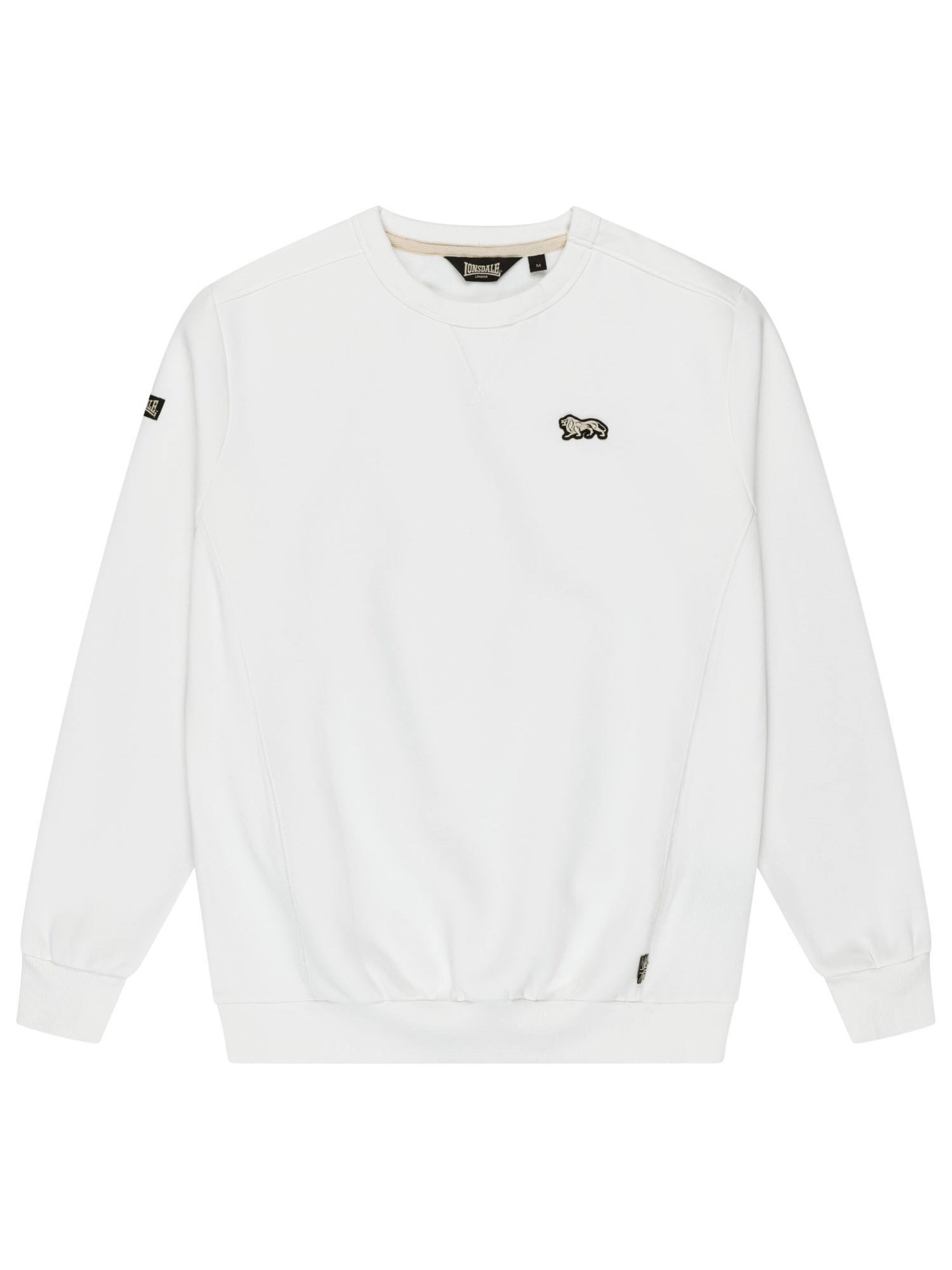 LONSDALE Sweatshirt 'Woolwich' in White: front