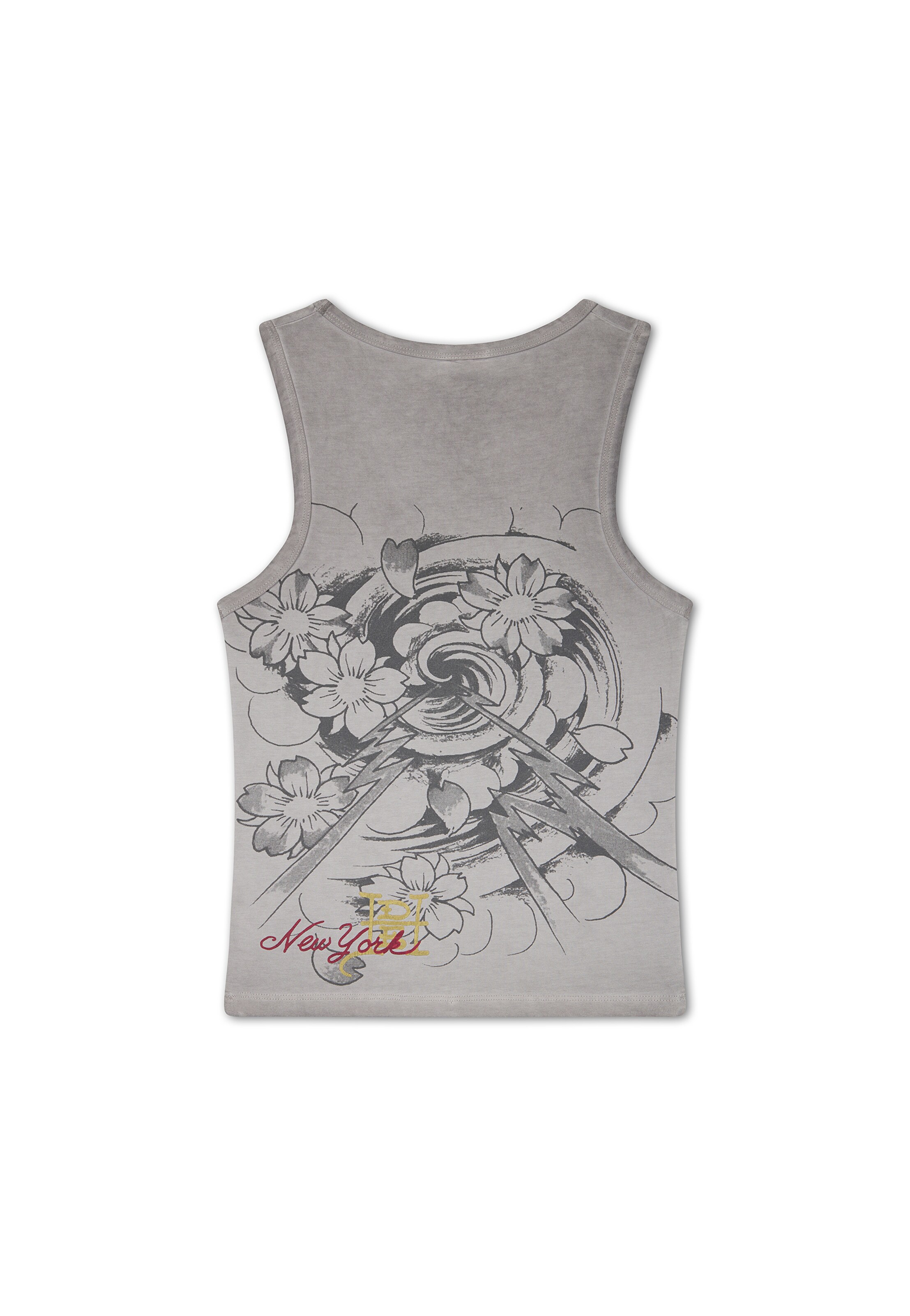 Ed Hardy Overdel 'In Memory Of When I Cared' i grå