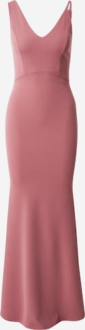 WAL G. Вечерна рокля 'Spears' в розово: отпред