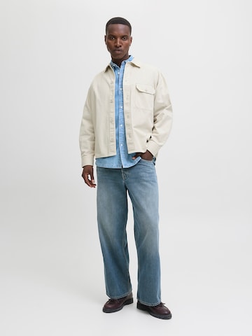 Comfort Fit Cămașă 'JJEDOVER' de la JACK & JONES pe bej