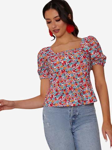 Chi Chi London Blouse in Mixed colours: front