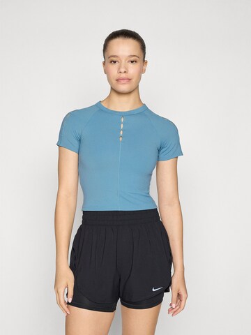 T-shirt fonctionnel 'ONE' NIKE en bleu : devant