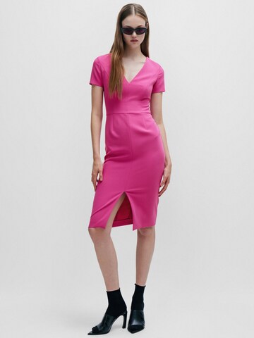 HUGO Sheath Dress 'Kalamara' in Pink