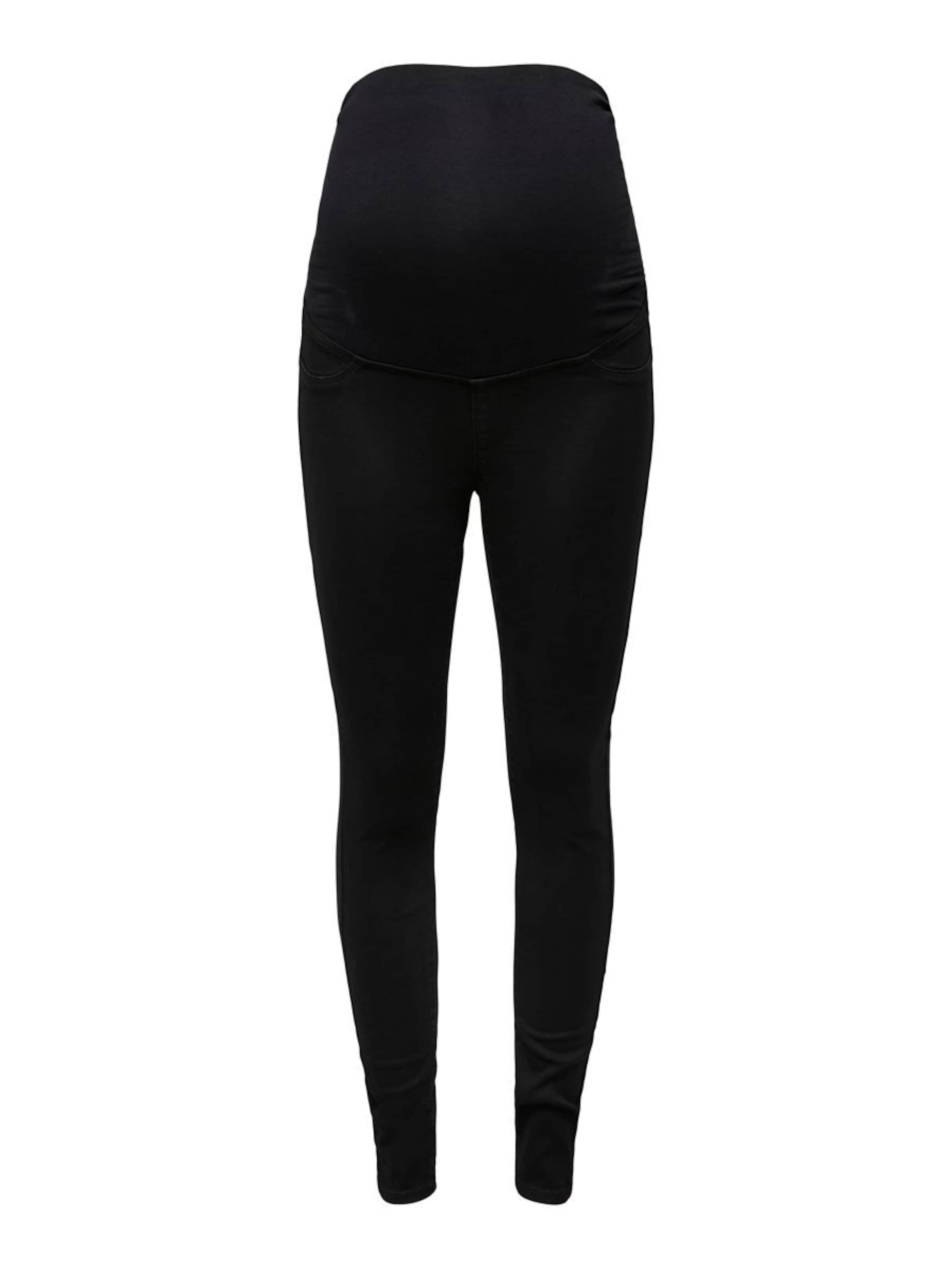 Only Maternity Jeggings 'Mama ' en negro, Vista del producto
