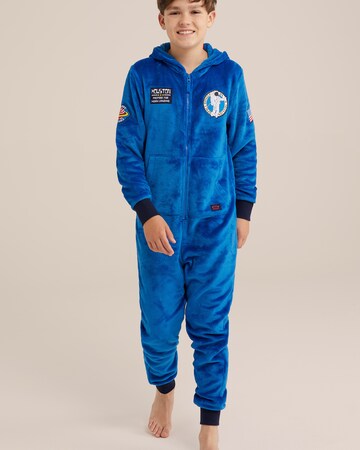 WE Fashion Overall 'Onesie' in Blue: front