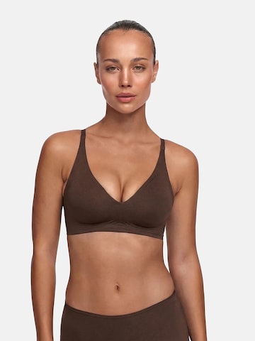 cfab (formerly creamy fabrics) Push-up BH 'Comfort Push-Up BH'‌‌‌‌‌‌‌‌ in Braun: Vorderseite