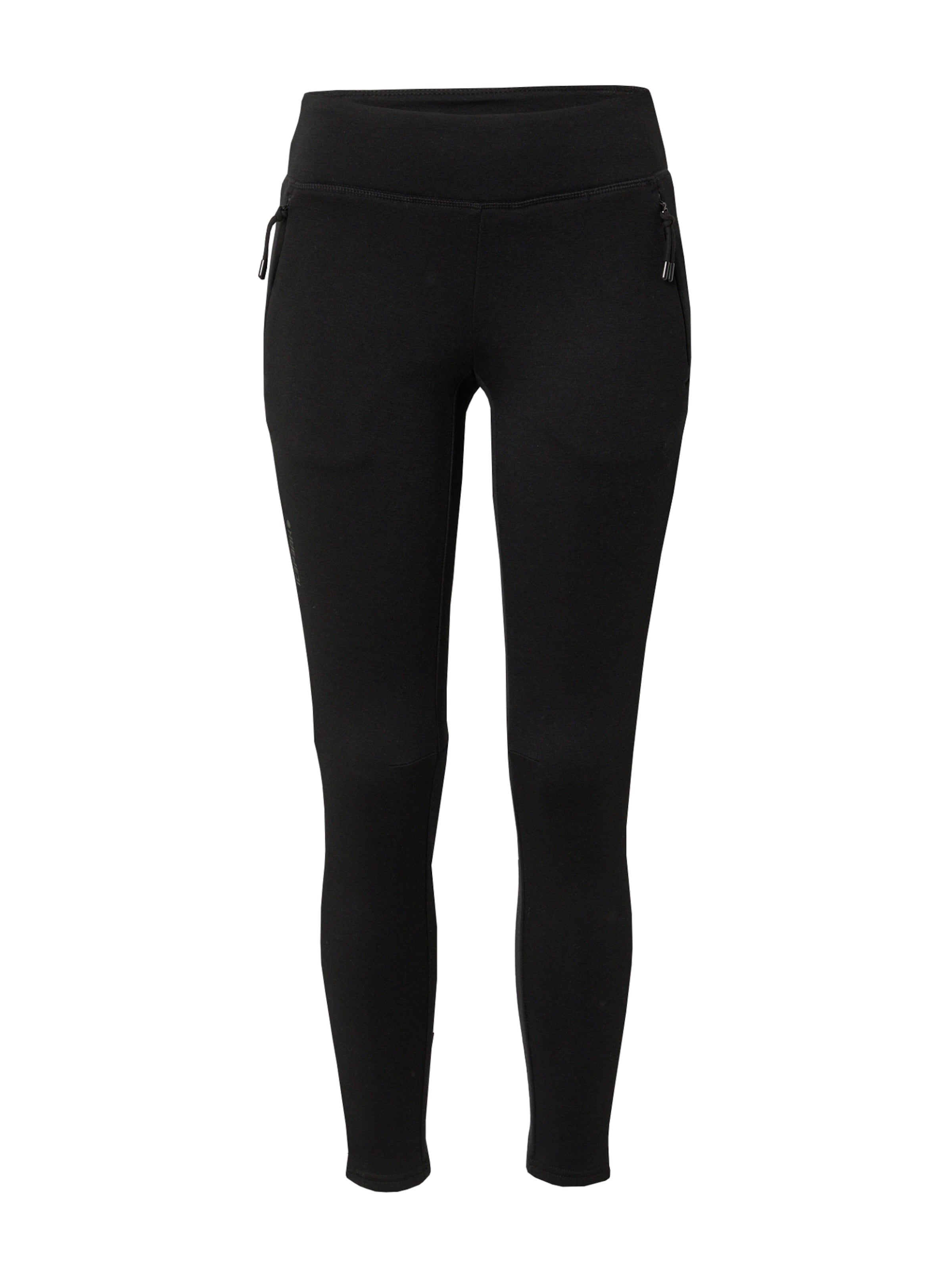 ICEPEAK Skinny Outdoor Pants 'Adain' in Black: front