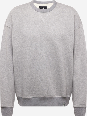 Sweat-shirt 'Essential' G-STAR en gris : devant