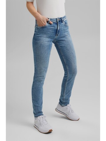 ESPRIT Slimfit Jeans in Blauw