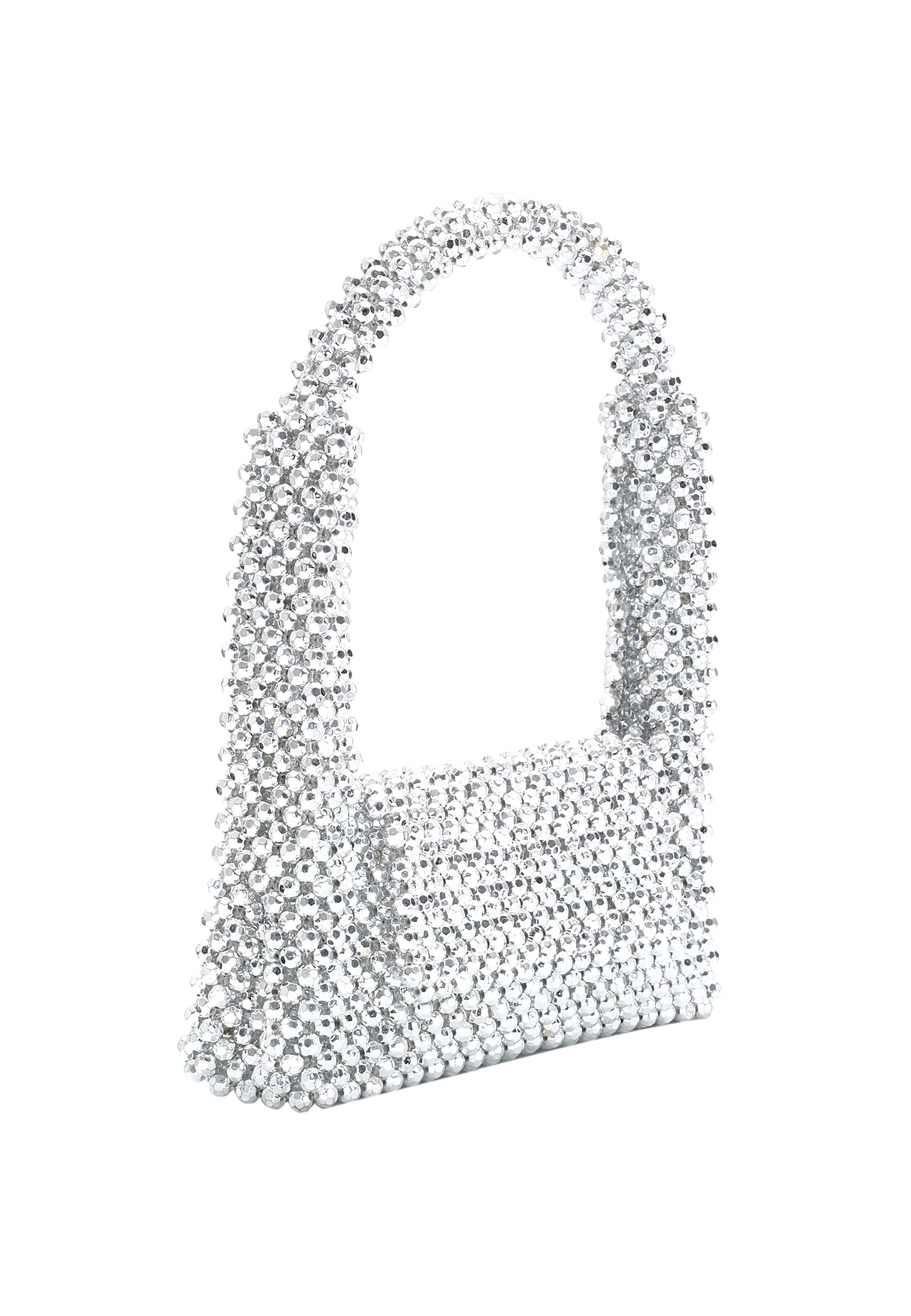 myMo at night Дамска чанта в сребърно