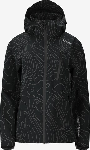 Weather Report Performance Jacket 'Camelia' in Black: front