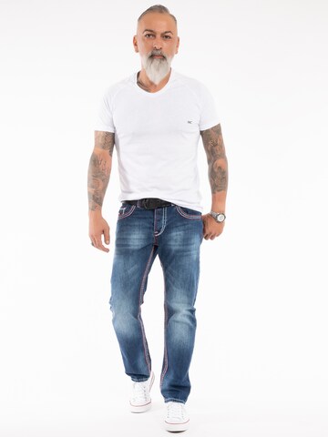 Rock Creek Loosefit Jeans in Blau