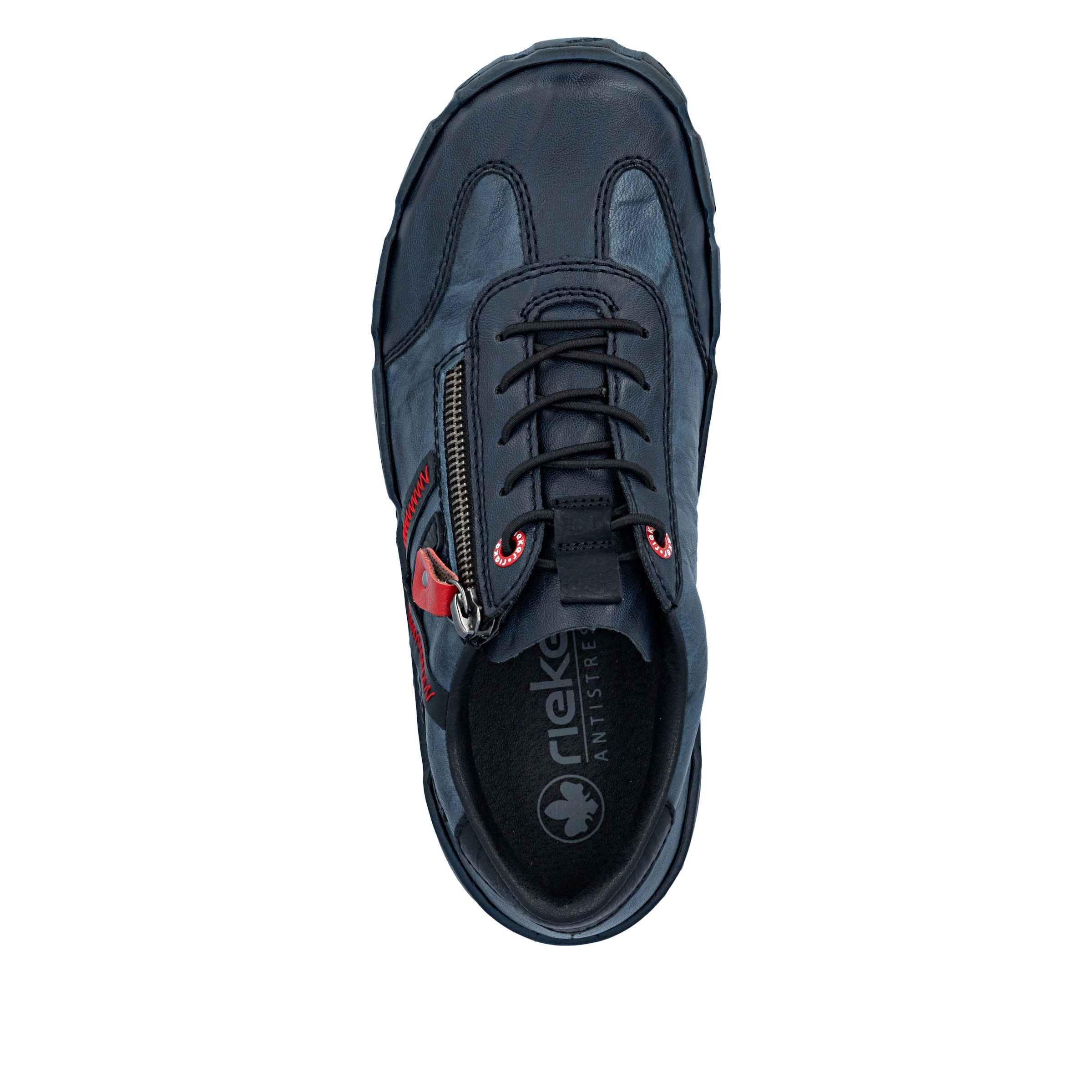 Baskets basses Rieker en bleu