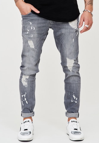 behype Regular Jeans 'SLY' in Grau: predná strana