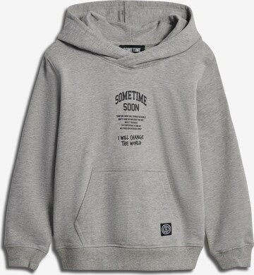 SOMETIME SOON Sweatshirt 'Dimas' i grå: framsida