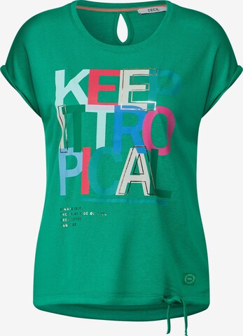 CECIL Shirt in Green: front