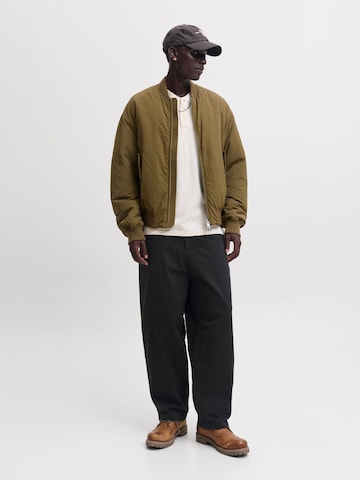 JACK & JONES Barrel Pants 'JPSTEvan Elvaro' in Black